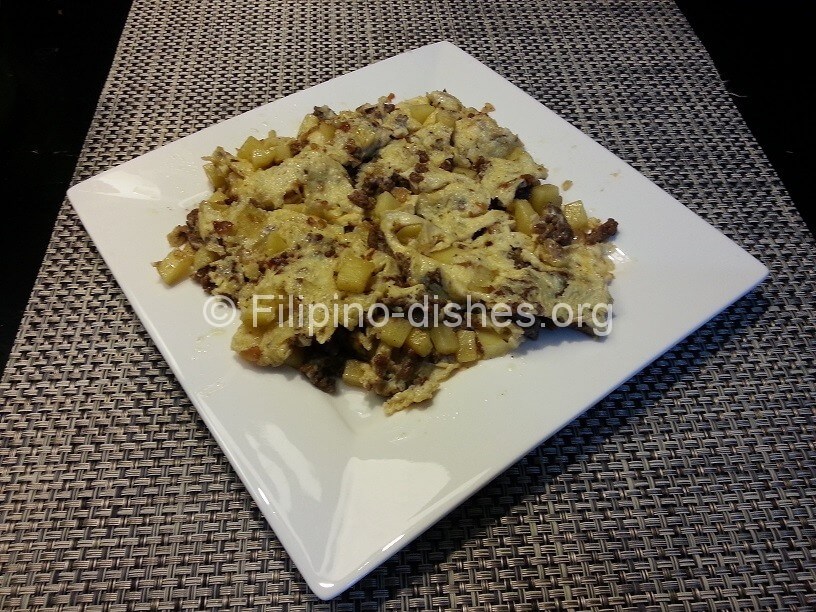 Filipino Tortang Giniling na Baboy Recipe