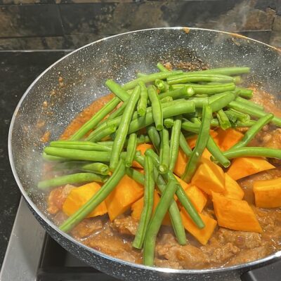 Beans and Pumpkin for the pinakbet recipe