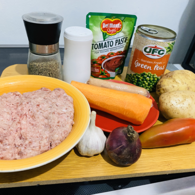Pork Giniling Ingredients